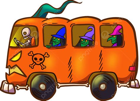 Witchcraft academy bus halloween